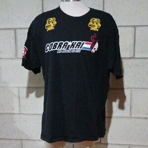 Warrior International Cobra Kai Jiu Jitsu Black T-Shirt Mens Size XXL